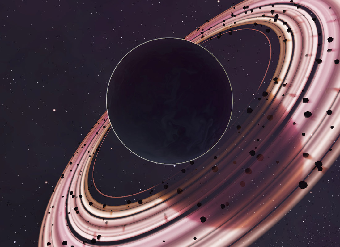 Planet with rings